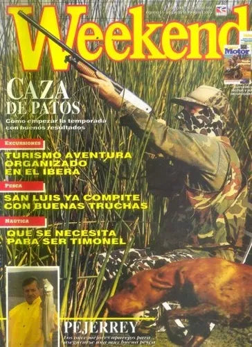 Libro usado en venta: Caza de Patos - N?mero 259 - Abril 1994 de Revista Weekend; editorial Perfil impreso en 1994 realizamos envios a todo el mundo.1