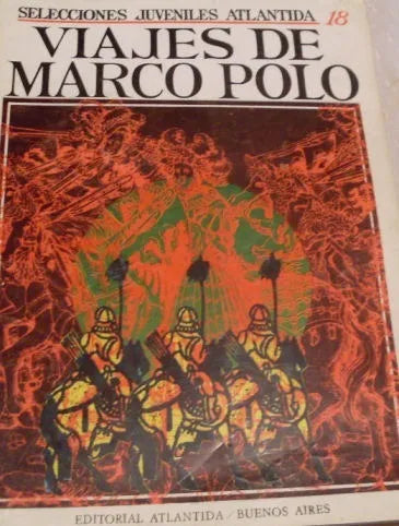 Libro usado en venta: Viajes de Marco Polo; editorial Atlantida impreso en 1967 realizamos envios a todo el mundo.1