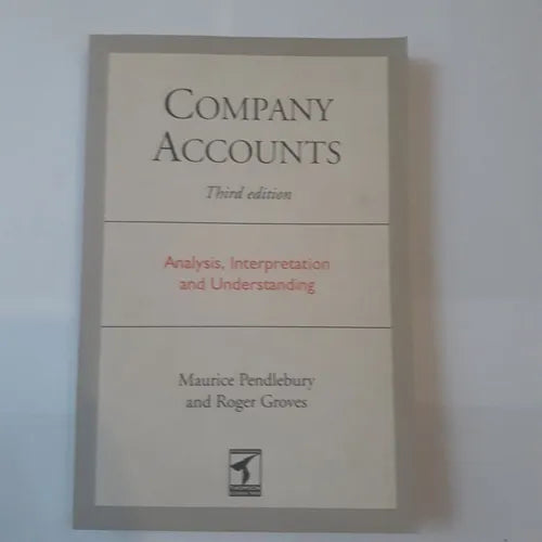 Libro usado en venta: Company Accounts - Analysis, Interpretation and Understanding de Pendlebury - Groves; International Thomson Business Press 19971.1