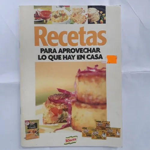 Libro usado en venta: Recetas - Para aprovechar lo que hay en casa; realizamos envios a todo el mundo.1