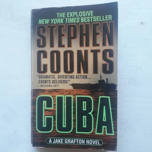 Libro usado en venta: Cuba de Stephen Coonts; editorial St. Martin's impreso en 2000 realizamos envios a todo el mundo.1