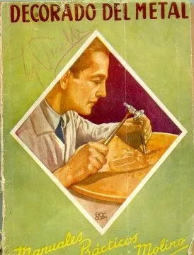 Libro usado en venta: Decorado del metal de Tomas Gutierrez Larraya; editorial Molino impreso en 1948 realizamos envios a todo el mundo.1