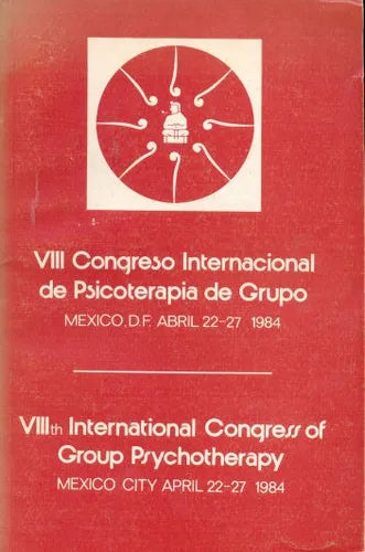 Libro usado en venta: VIII Congreso Internacional de Psicoterapia de grupo; editorial Trillas impreso en 1984 realizamos envios a todo el mundo.1