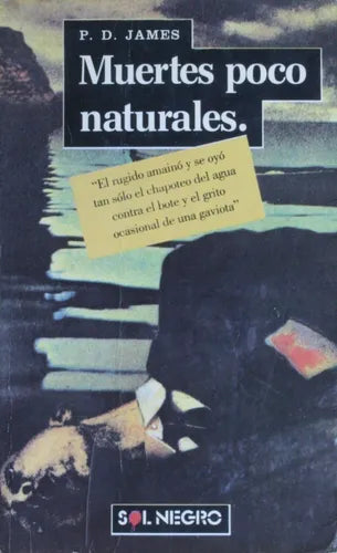 Libro usado en venta: Muertes poco naturales de P. D. James; editorial Sudamericana impreso en 1990 realizamos envios a todo el mundo.1