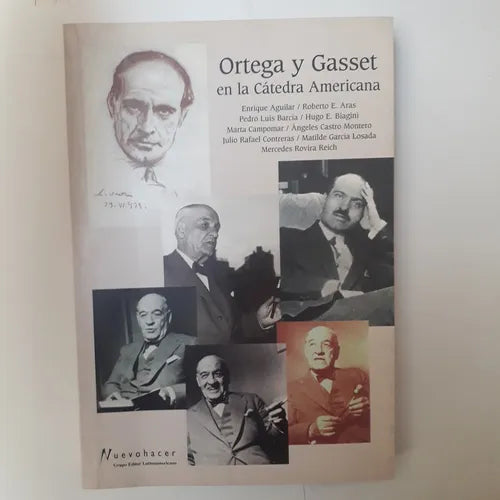 Libro usado en venta: Ortega y Gasset en la catedra americana; editorial Grupo Editor Latinoamericano impreso en 2004 envios a todo el mundo.1