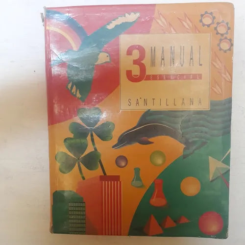 Libro usado en venta: Manual esencial 3; editorial Santillana impreso en 1994 realizamos envios a todo el mundo.1