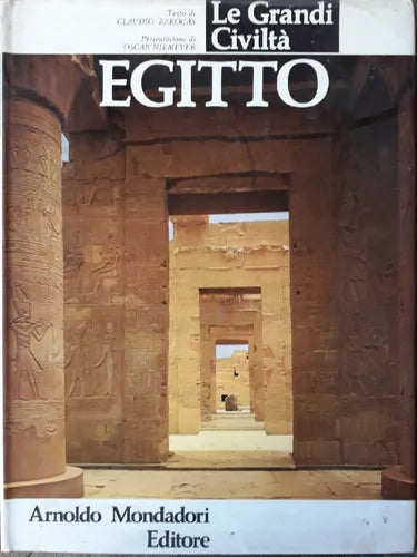 Libro usado en venta: Egitto de Claudio Barocas; editorial Arnoldo Mondadori impreso en 1970 realizamos envios a todo el mundo.1