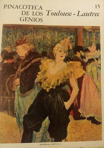 Libro usado en venta: Pinacoteca de los genios 15 de Toulouse - Lautrec; editorial Codex impreso en 1964 realizamos envios a todo el mundo.1