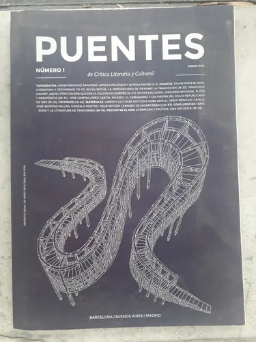 Libro usado en venta: Puentes de Critica Literaria y Cultural N? 1 de Revista; editorial Trea impreso en 2014 realizamos envios a todo el mundo.1