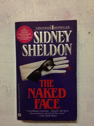 Libro usado en venta: The naked face de Sidney Sheldon; editorial Warner Books impreso en 1984 realizamos envios a todo el mundo.1