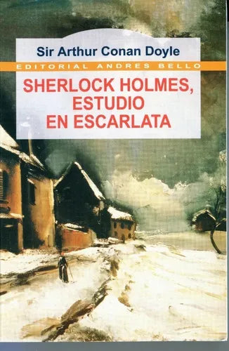Libro usado en venta: Sherlock Holmes, estudio en escarlata de Arthur Conan Doyle; editorial Andres Bello impreso en 1997 envios a todo el mundo.1