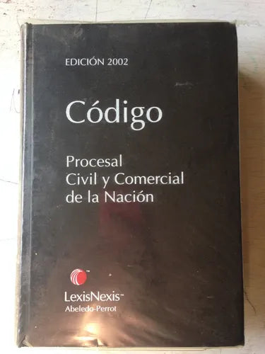Libro usado en venta: Codigo Procesal Civil y Comercial de la Nacion; editorial Abeledo - Perrot impreso en 2002 realizamos envios a todo el mundo.1