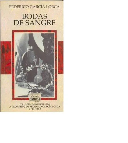 Libro usado en venta: Bodas de sangre de Federico Garcia Lorca; editorial Norma impreso en 1992 realizamos envios a todo el mundo.1