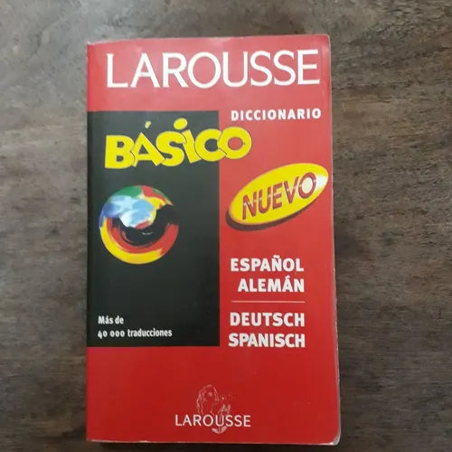 Libro usado en venta: Diccionario basico Espa?ol Aleman de Larousse; editorial Larousse impreso en 2000 realizamos envios a todo el mundo.1