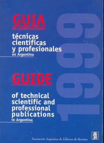 Libro usado en venta: Guia de publicaciones; editorial Asociacion Argentina de Editores de Revistas impreso en 1999 realizamos envios a todo el mundo.1