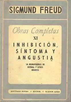 Libro usado en venta: Inhibicion, sintoma y angustia de Sigmund Freud; editorial Santiago Rueda impreso en 1953 realizamos envios a todo el mundo.1