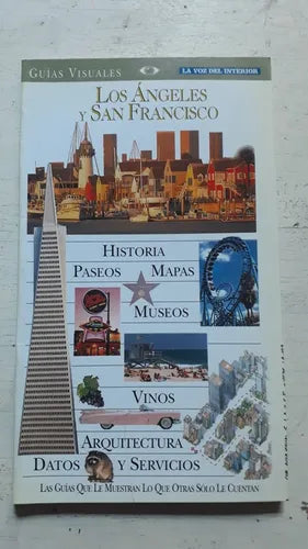 Libro usado en venta: Los Angeles y San Francisco de Guias Visuales; editorial AGEA impreso en 1999 realizamos envios a todo el mundo.1