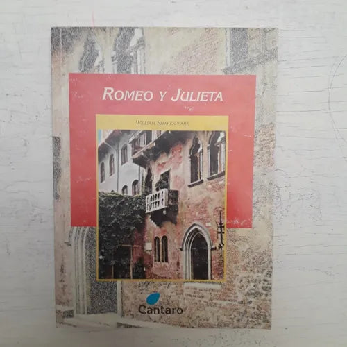Libro usado en venta: Romeo y Julieta de William Shakespeare; editorial Cantaro impreso en 1998 realizamos envios a todo el mundo.1