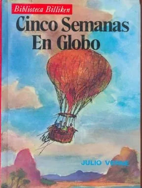 Libro usado en venta: Cinco semanas en globo de Julio Verne (Jules Verne); editorial Atlantida impreso en 1974 realizamos envios a todo el mundo.1