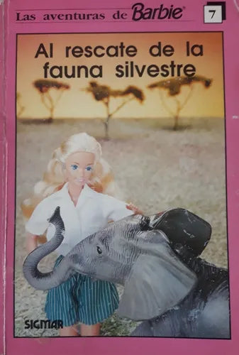 Libro usado en venta: Al rescate de la fauna silvestre - Las Aventuras De Barbie de Stephanie St. Pierre; editorial Sigmar impreso en 1995.1