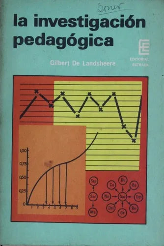 Libro usado en venta: La investigacion pedagogica de Gilbert De Landsheere; editorial Angel Estrada impreso en 1971 realizamos envios a todo el mundo.1
