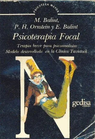 Libro usado en venta: Psicoterapia focal de M Balint - P H Ornstein - E Balint; editorial Gedisa impreso en 1986 realizamos envios a todo el mundo.1