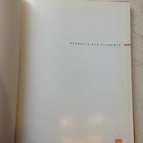 Libro usado en venta: Buenos Aires elegante; editorial GAF impreso en 1999 realizamos envios a todo el mundo.1