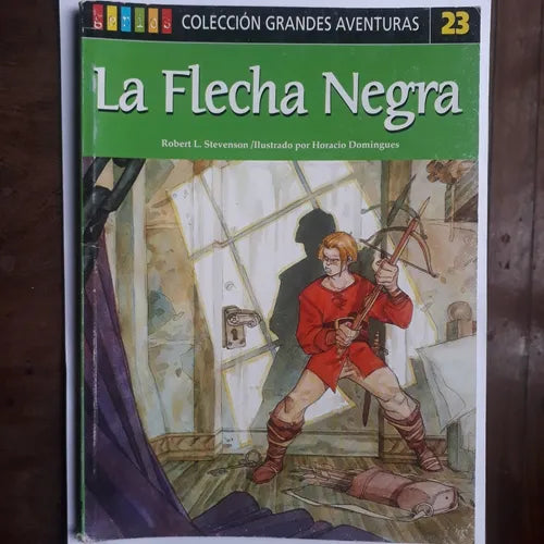 Libro usado en venta: La flecha negra - Biblioteca Genios N? 23 de Robert Louis Stevenson; editorial AGEA impreso en 2001 envios a todo el mundo.1