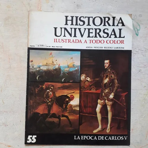 Libro usado en venta: La epoca de Carlos V N?55 de Historia Universal; editorial Noguer impreso en 1974 realizamos envios a todo el mundo.1