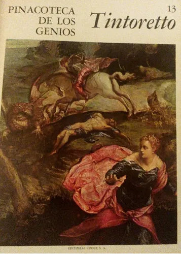 Libro usado en venta: Pinacoteca de los genios 13 de Tintoretto; editorial Codex impreso en 1964 realizamos envios a todo el mundo.1