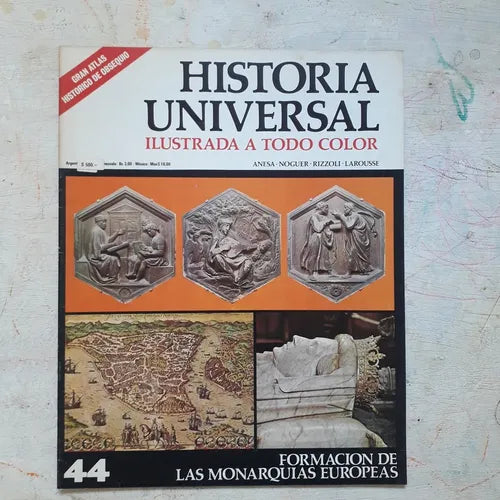Libro usado en venta: Formacion de las monarquias europeas N?44 de Historia Universal; editorial Noguer impreso en 1974 envios a todo el mundo.1