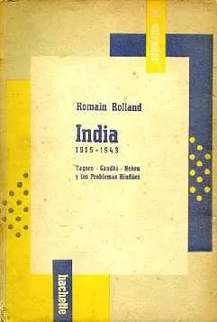 Libro usado en venta: India (1915-1943) de Romain Rolland; editorial Hachette impreso en 1953 realizamos envios a todo el mundo.1