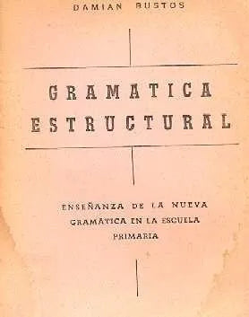Libro usado en venta: Gramatica estructural de Damian Bustos; realizamos envios a todo el mundo.1