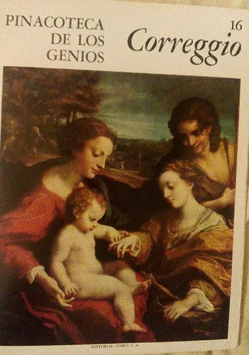 Libro usado en venta: Pinacoteca de los genios 16 de Correggio; editorial Codex impreso en 1964 realizamos envios a todo el mundo.1