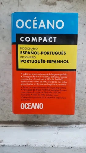 Libro usado en venta: Compact Espa?ol-Portugues/Portugues-Espanhol (Tapa Dura) de Diccionario; editorial Oceano realizamos envios a todo el mundo.1