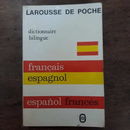 Libro usado en venta: Dictionnaire Biling?e Francais-Espagnol/Espa?ol-Frances (De poche) de Miguel de Toro - Gisbert; Larousse impreso en 1971.1