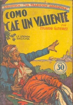 Libro usado en venta: Como cae un valiente de Eduardo Gutierrez; editorial J. C. Rovira impreso en 1932 realizamos envios a todo el mundo.1