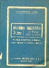Libro usado en venta: Historia Argentina - 1813 a 1930 de Victor Leru; editorial Victor Leru impreso en 1968 realizamos envios a todo el mundo.1