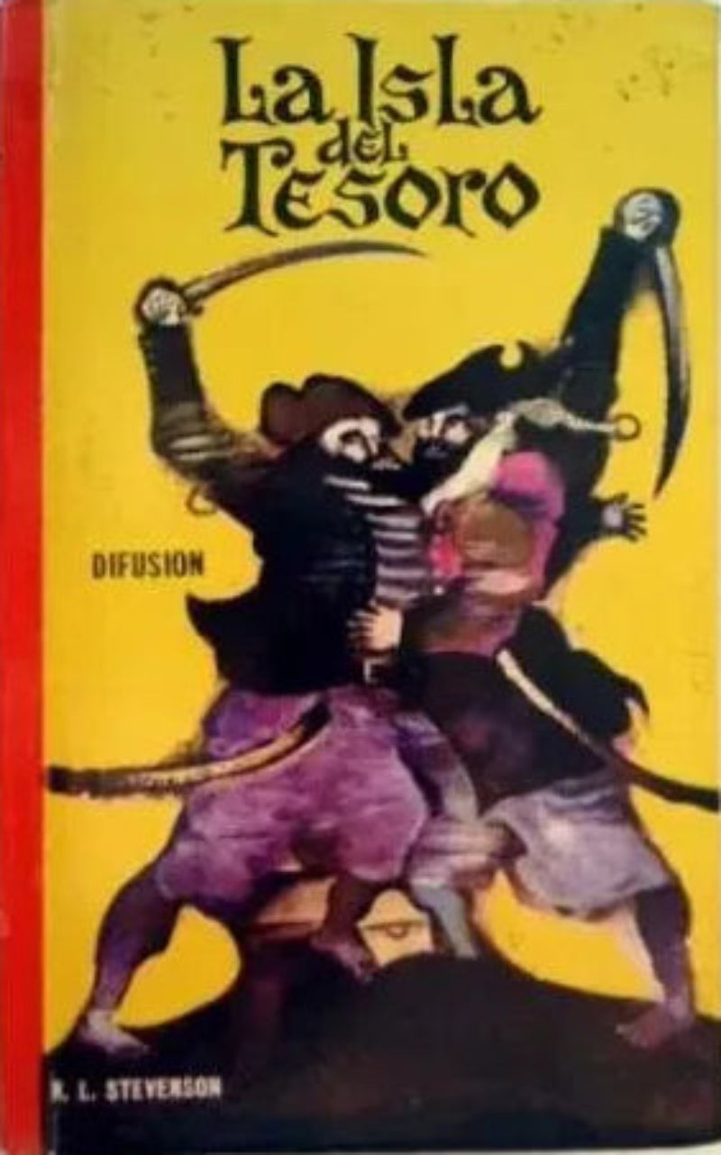 Libro usado en venta: La isla del tesoro de Robert Louis Stevenson; editorial Difusion impreso en 1987 realizamos envios a todo el mundo.1