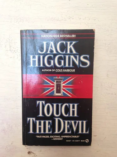 Libro usado en venta: Touch the devil de Jack Higgins; editorial Signet impreso en 1982 realizamos envios a todo el mundo.1
