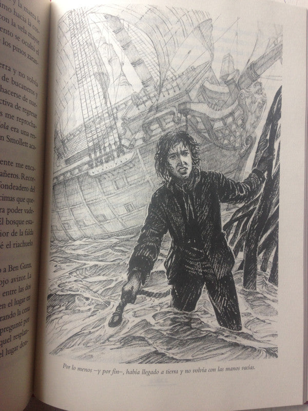 Libro usado en venta: La isla del tesoro (Ilustrado) de Robert Louis Stevenson; editorial Edhasa impreso en 2005 realizamos envios a todo el mundo.2