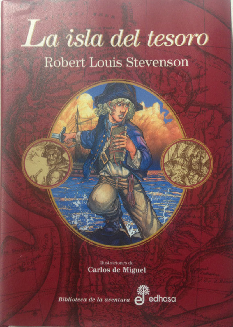 Libro usado en venta: La isla del tesoro (Ilustrado) de Robert Louis Stevenson; editorial Edhasa impreso en 2005 realizamos envios a todo el mundo.1