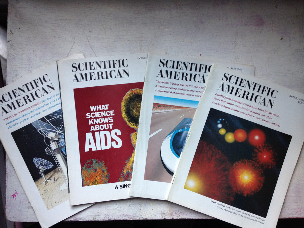 Libro usado en venta: Scientific American - (10 Revistas) de Revista; editorial Scientific American, INC. impreso en 1992 envios a todo el mundo.1