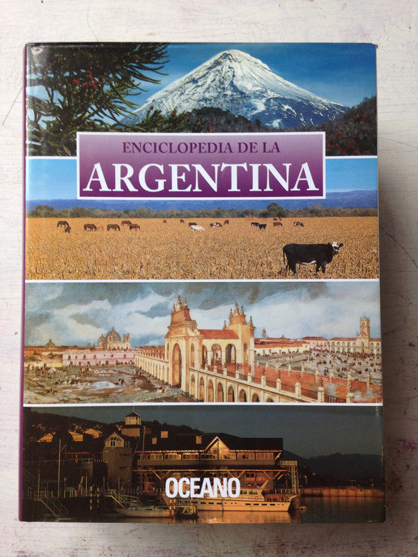 Libro usado en venta: Enciclopedia de la Argentina (2 Tomos); editorial Oceano impreso en 1998 realizamos envios a todo el mundo.1