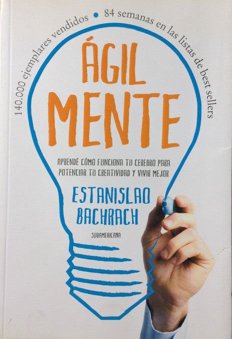 Libro usado en venta: Agilmente de Estanislao Bachrach; editorial Sudamericana impreso en 2014 realizamos envios a todo el mundo.1