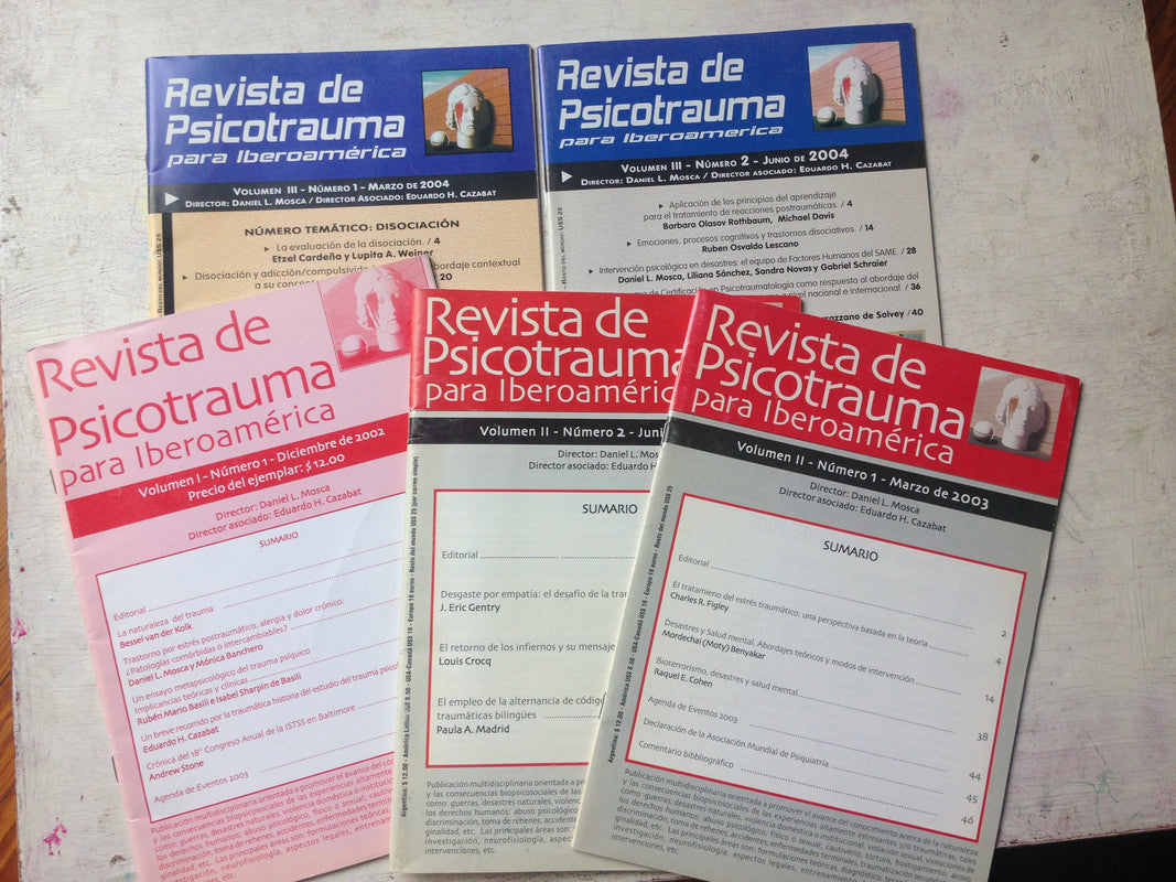 Libro usado en venta: Revista de psicotrauma para Iberoamericana Vol - N? 1 Vol.2 - N? 1 y 2 Vol.3 N? 1 y 2; impreso en 2002 envios a todo el mundo.1
