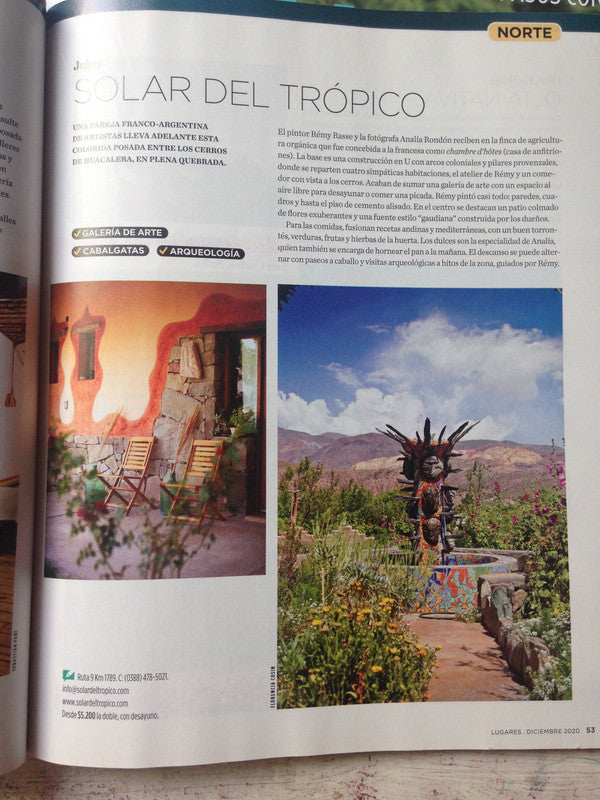 Libro usado en venta: Living de Revista; editorial La Nacion impreso en 2020 realizamos envios a todo el mundo.2