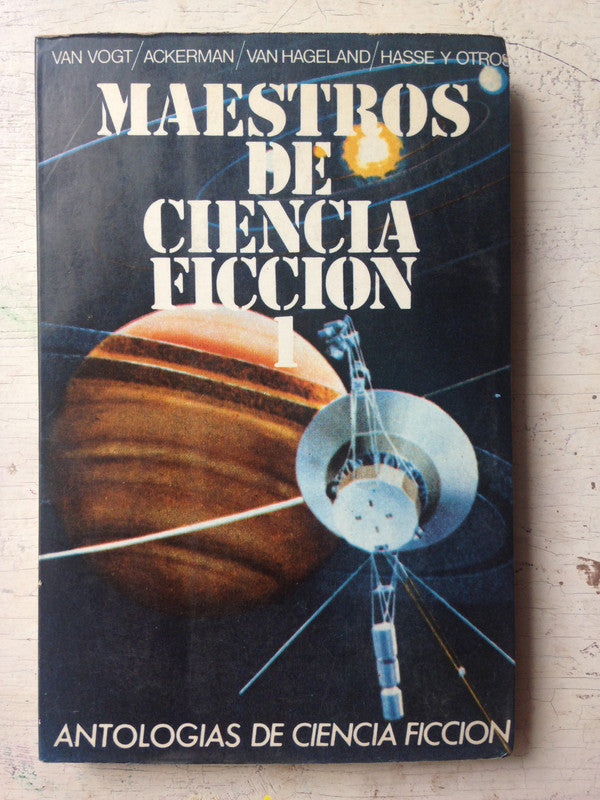 Libro usado en venta: Maestros de Ciencia ficcion 1 de A. Van Hageland; editorial A.T.E impreso en 1977 realizamos envios a todo el mundo.1