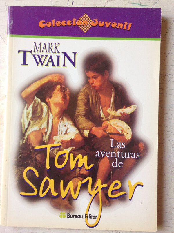Libro usado en venta: Aventuras de Tom Sawyer de Mark Twain; editorial Bureau impreso en 2000 realizamos envios a todo el mundo.1