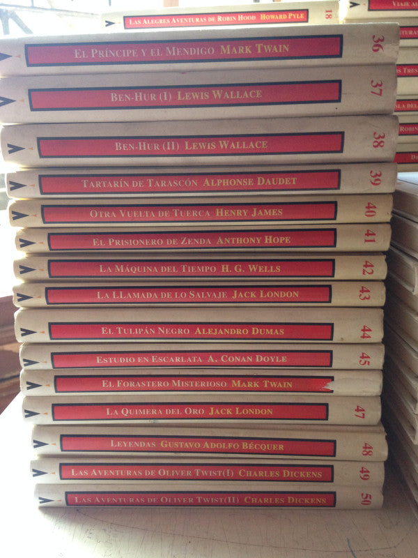 Libro usado en venta: Biblioteca de Aventura y Misterio (61 libros) de Colección; editorial Altaya impreso en 1994 realizamos envios a todo el mundo.4